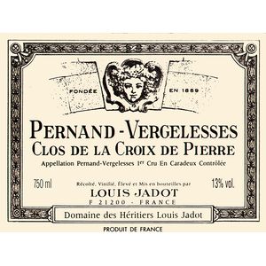 2020 Domaine des Heritiers Louis Jadot, Pernand-Vergelesses Premier Cru, Clos de La Croix de Pierre Rouge 6x75cl