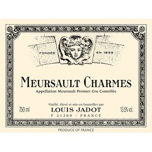 2020 Domaine Louis Jadot, Meursault Premier Cru, Charmes 6x75cl