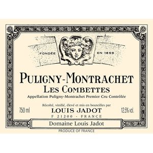2019 Domaine Louis Jadot, Puligny-Montrachet Premier Cru, Les Combettes 6x75cl