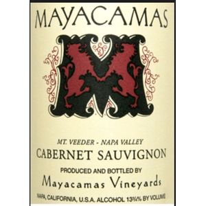 2013 Mayacamas, Cabernet Sauvignon, Mt. Veeder 12x75cl