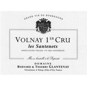 2013 Bernard & Thierry Glantenay, Volnay Premier Cru, Santenots 6x75cl