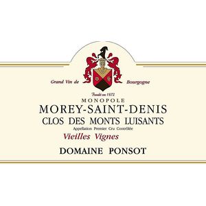 2016 Domaine Ponsot, Morey-Saint-Denis Premier Cru, Monts Luisants Vieilles Vignes 6x75cl