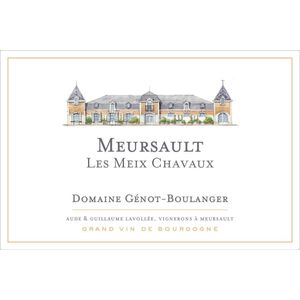2016 Domaine Genot-Boulanger, Meursault, Les Meix Chavaux 6x75cl