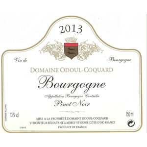 2017 Odoul Coquard, Bourgogne, Pinot Noir 6x75cl
