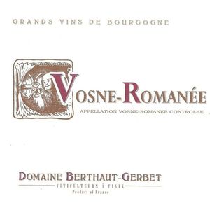 2021 Domaine Berthaut-Gerbet, Vosne-Romanee 6x75cl