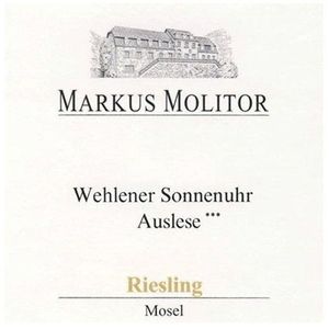 2016 Markus Molitor, Wehlener Sonnenuhr Riesling Auslese 3* Goldkapsel, Mosel 6x75cl