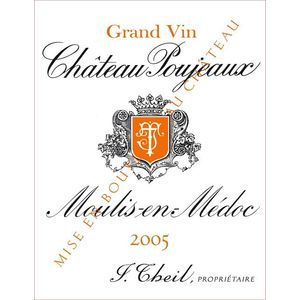 2005 Chateau Poujeaux, Moulis en Medoc 12x75cl