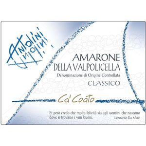 2020 Antolini, Amarone della Valpolicella, Classico Ca' Coato 6x75cl