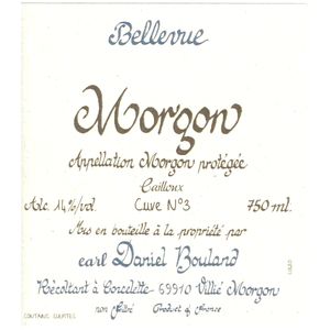 2022 Daniel Bouland, Morgon, Bellevue Cailloux 6x75cl