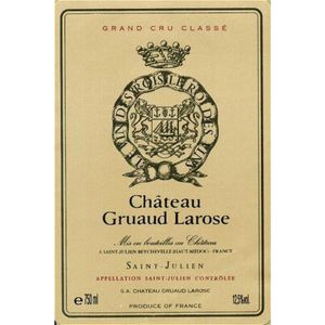 1982 Chateau Gruaud Larose 2eme Cru Classe, Saint-Julien 3x75cl