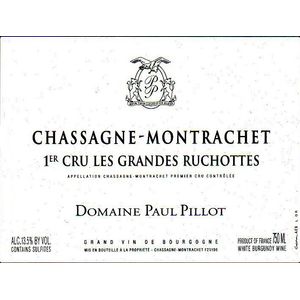 2011 Domaine Paul Pillot, Chassagne-Montrachet Premier Cru, Les Grandes Ruchottes 12x75cl