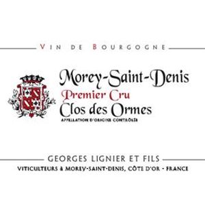 2022 Georges Lignier et Fils, Morey-Saint-Denis Premier Cru, Clos des Ormes 6x75cl
