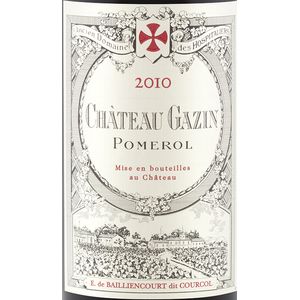 2014 Chateau Gazin, Pomerol 12x75cl