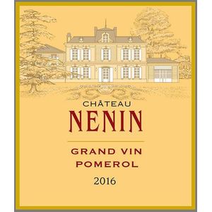 2016 Chateau Nenin, Pomerol 12x75cl