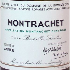 2006 Domaine de la Romanee-Conti, Montrachet Grand Cru 1x75cl