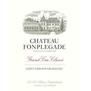 2022 Chateau Fonplegade Grand Cru Classe, Saint-Emilion Grand Cru 3x150cl