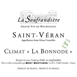 2022 La Soufrandiere, Saint-Veran, La Bonnode Cuvee Zen 6x75cl