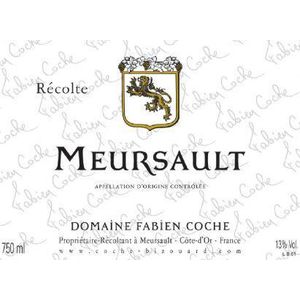 2021 Domaine Fabien Coche, Meursault 6x75cl