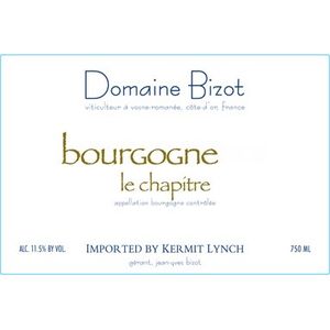 2019 Domaine Bizot, Bourgogne, Le Chapitre 1x150cl