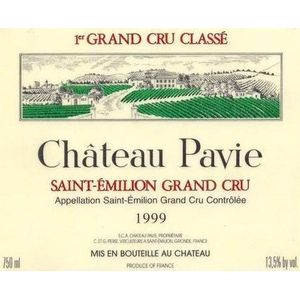1999 Chateau Pavie Premier Grand Cru Classe B, Saint-Emilion Grand Cru 12x75cl