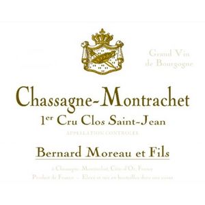 2020 Domaine Bernard Moreau, Chassagne-Montrachet Premier Cru, Clos Saint-Jean 12x75cl