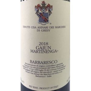2018 Tenute Cisa Asinari dei Marchesi di Gresy, Barbaresco, Martinenga Gaiun 6x75cl