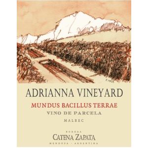 2018 Catena Zapata, Adrianna Vineyard Mundus Bacillus Terrae Malbec, Uco Valley 3x75cl