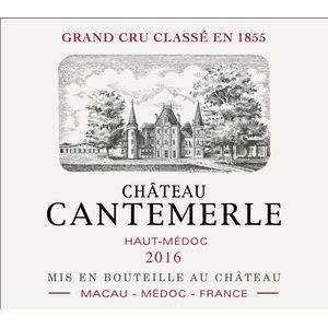 2016 Chateau Cantemerle 5eme Cru Classe, Haut-Medoc 6x75cl