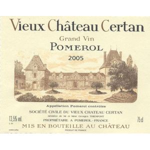 2005 Vieux Chateau Certan, Pomerol 12x75cl