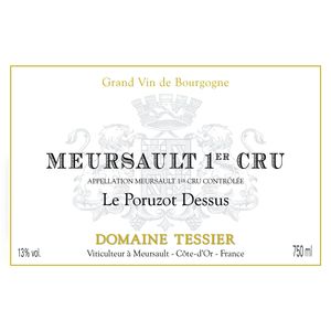 2020 Domaine Tessier, Meursault Premier Cru, Porusot Dessus 6x75cl