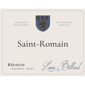 2023 Louis Billard, Saint-Romain 6x75cl