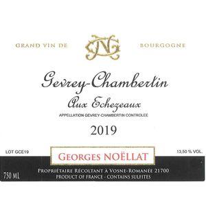 2019 Georges Noellat, Gevrey-Chambertin, Aux Echezeaux 1x75cl