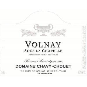 2021 Domaine Chavy-Chouet, Volnay, Sous la Chapelle 6x75cl