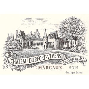 2015 Chateau Durfort-Vivens 2eme Cru Classe, Margaux 6x150cl