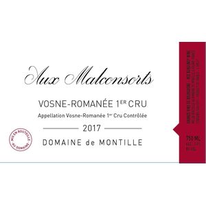 2017 Domaine de Montille, Vosne-Romanee Premier Cru, Aux Malconsorts 6x75cl