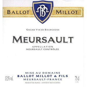 2019 Ballot Millot, Meursault, Blanc 6x75cl