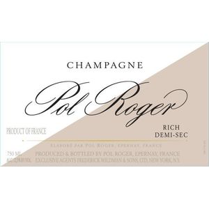 NV Pol Roger, Rich Demi-Sec 6x75cl