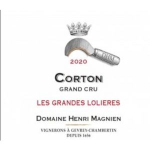 2020 Domaine Henri Magnien, Corton Grand Cru, Les Grandes Lolieres 6x75cl
