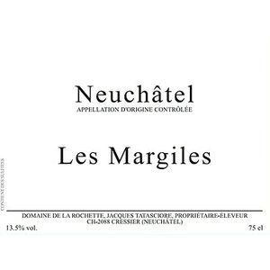2020 Domaine de la Rochette, Les Margiles, Neuchatel 6x75cl