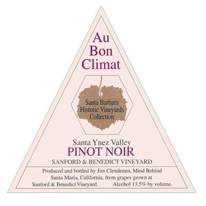 2013 Au Bon Climat, Sanford & Benedict Vineyard Pinot Noir, Santa Ynez Valley 12x75cl