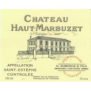 2005 Chateau Haut-Marbuzet, Saint-Estephe 12x75cl
