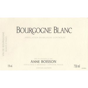 2019 Anne Boisson, Bourgogne, Blanc 12x75cl