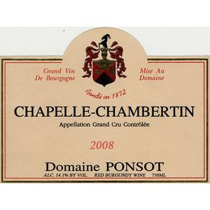 2009 Domaine Ponsot, Chapelle-Chambertin Grand Cru 6x75cl