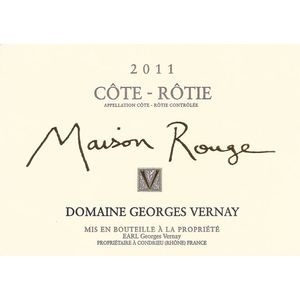 2019 Domaine Georges Vernay, Cote Rotie, Maison Rouge 6x75cl