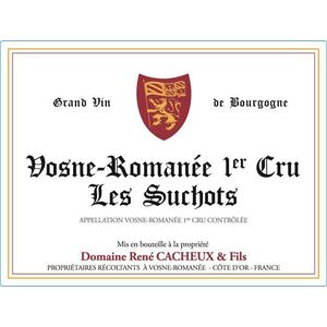 2019 Rene Cacheux, Vosne-Romanee Premier Cru, Les Suchots 6x75cl