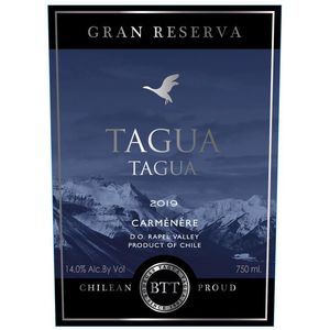 2019 Bodegas Tagua Tagua, Gran Reserva Carmenere, Rapel Valley 6x75cl