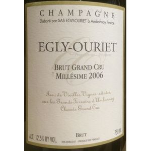 2006 Egly-Ouriet, Brut Millesime Grand Cru 6x75cl