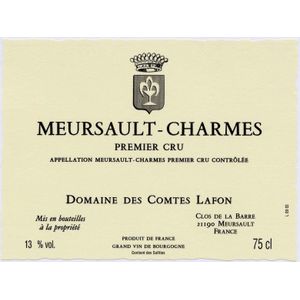 2021 Domaine des Comtes Lafon, Meursault Premier Cru, Charmes 12x75cl