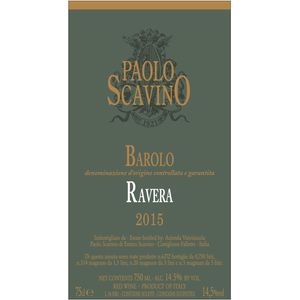 2016 Paolo Scavino, Barolo, Ravera 6x75cl