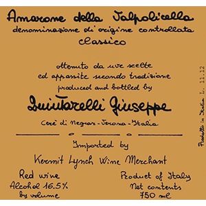 2017 Quintarelli Giuseppe, Amarone della Valpolicella, Classico 6x75cl